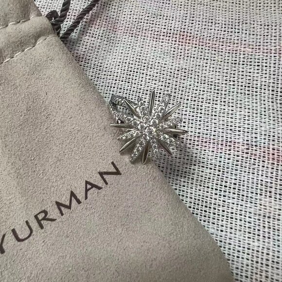 David Yurman Starburst Ring with Pavé Diamonds